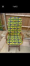 6 Garden Chair Seat Cushions  Bright Bold 3 Of Each Design
