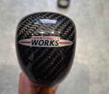 Genuine MINI R56 JCW Carbon Fibre Gear Knob Black Alcantara 