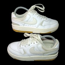 Womens Nike Gamma Force White Trainers Sports Shoes UK 5 Tennis Squash Padel 
