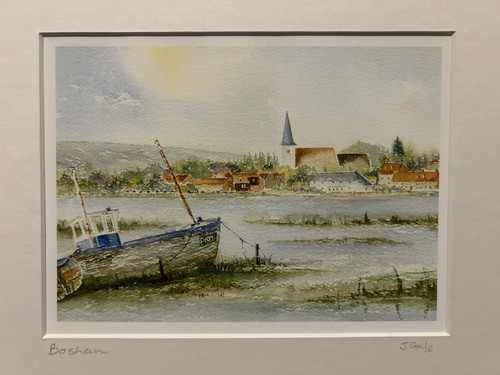 Bosham harbour mounted - harbour,