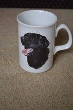 Black Labrador White Mug Head image