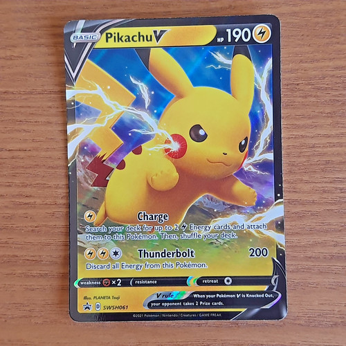 Pokemon pikachu swsh061 - v,