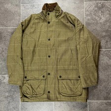 Barbour T755 Washable Berwick Tweed Hunting Shooting Jacket Green - size Medium