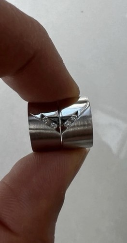 18ct white gold - 18ct,