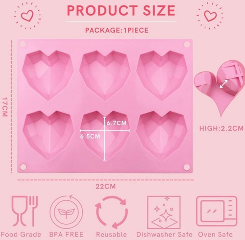 Silicone heart shape - silicone,