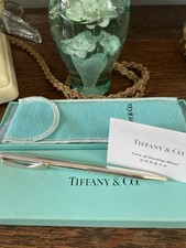 Tiffany & Co. Elsa Peretti Sterling Silver Teardrop Ballpoint Pen /excellent Con