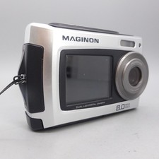Maginon Digital Camera 8.0MP Underwater Selfie Screen Silver Tested