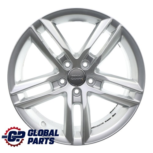 Audi silver wheel alloy - audi,