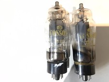 Pair EL38 Mullard ( cossor) 2 x Trough Getter Used Tested (K543)