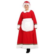 Mrs Claus Costume Adult Santa Outfit Christmas Fancy Dress