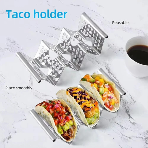 Slots stainless steel taco - steel,