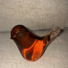 VINTAGE WEDGWOOD amber glass