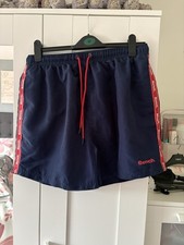 Mens  Blue Bench Swim Shorts