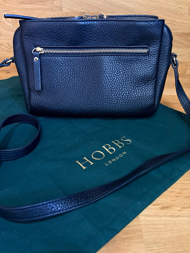 Hobbs black pebbled - hobbs, leather