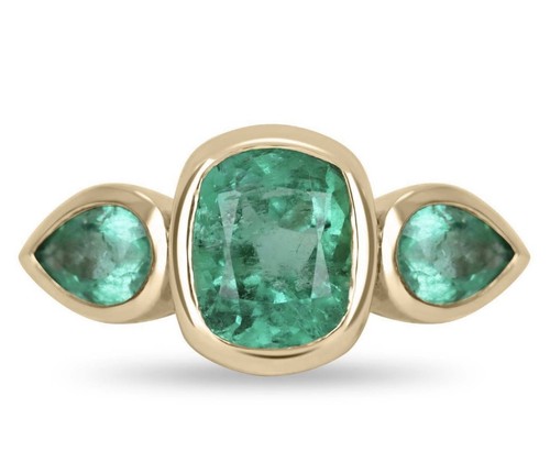 Zambian emerald ring 14k - zambian,