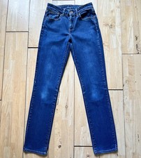LEVIS Jeans Demi Curve Indigo Blue  Slim / Skinny Leg W27 L32 Size 8 VGC