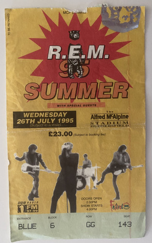 1995 huddersfield - r.e.m.,