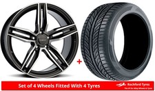 Alloy Wheels & Tyres 17" Romac Venom For Audi TT [8J] 06-14