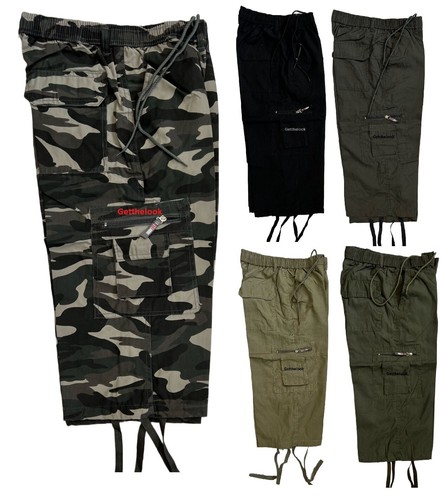 Mens plain combat long - mens, 3/4