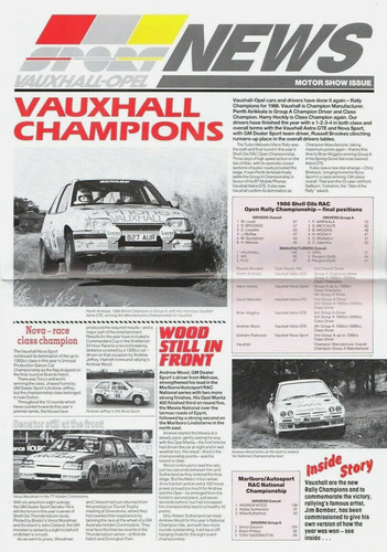 Vauxhall opel sport news - vauxhall,