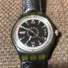 Swatch Wrist Watch Automatic Sam400 Roppongi USED Rare Working Perfectly
