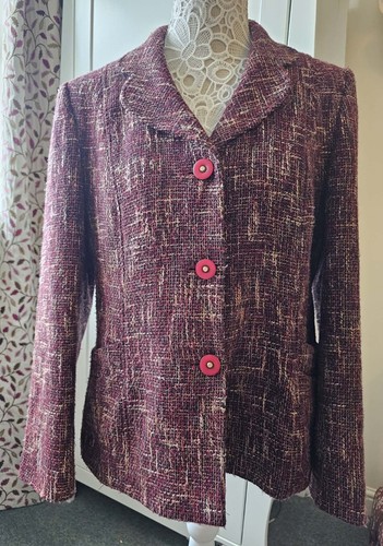 Vintage eastex burgundy tweed - burgundy,