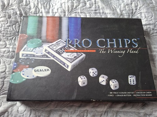 Pro chips poker set 200 - pro, chips,