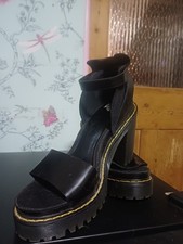 Dr. Martens Medea Platform Chunky High Heeled Sandals Boots UK6