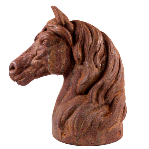 Victorian cast iron horse - cast,