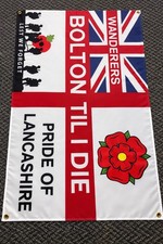 Bolton Wanderers Flag 5ft by