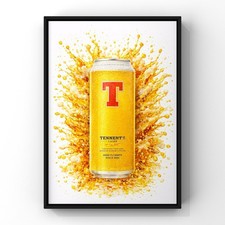 Tennents Lager Wall Art Poster