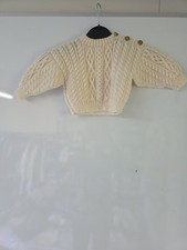 Hand Knitted Boys Aaron Jumper Age 3-6 Months New Other