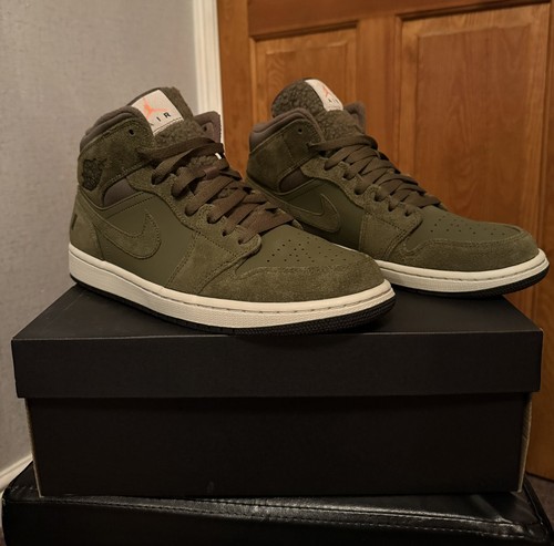 Nike air jordan - mid, olive