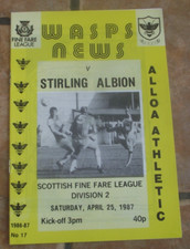 1986 alloa athletic - 1986-87,