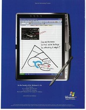 2004 Microsoft Windows XP Tablet PC Edition Dr. Mehmet Oz Retro Print Ad/Poster