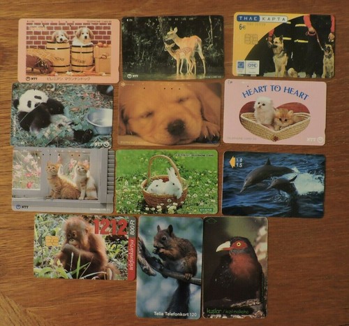 Assorted phone cards of - 12,