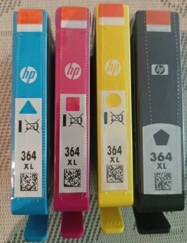 Genuine 364xl black cyan - hp,