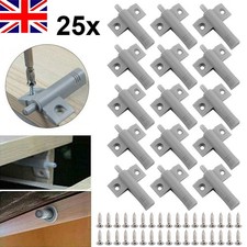 25Pcs Soft Close Kitchen Cabinet Door Stop Drawer Quiet Closer Damper Buffers UK