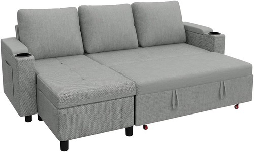 Display shaped sofa bed - ex, l-shaped