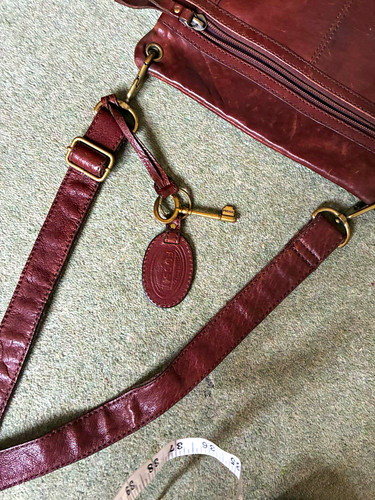 Fossil brown leather - fossil, crossbody