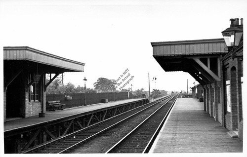 Coningsby train station - train,