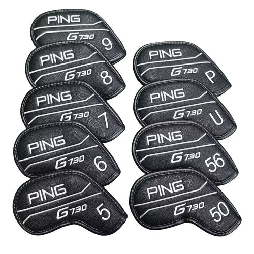 9pcs set white black ping730 - black,