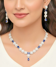 NECKLACE in White gold/Lab