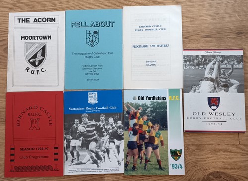 Rugby union club handbooks - rugby,
