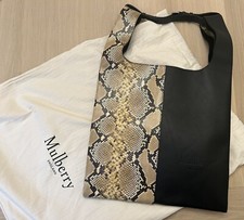 New Mulberry Black & Snakeskin