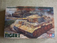Tamiya 1/35 scale German Army Tiger I Tank [late version] model kit. [new]