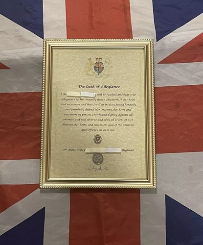 Oath allegiance royal - of,