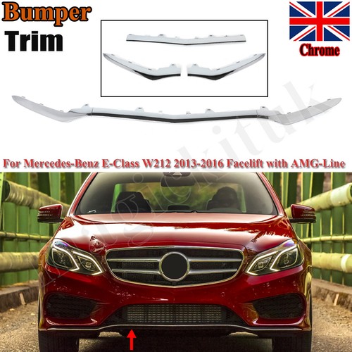 Chrome front splitter - 3x,