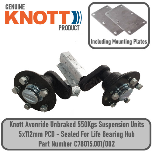 Knott trailer 550kg suspension - trailer,