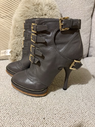 Dior grey leather - dior, ankle